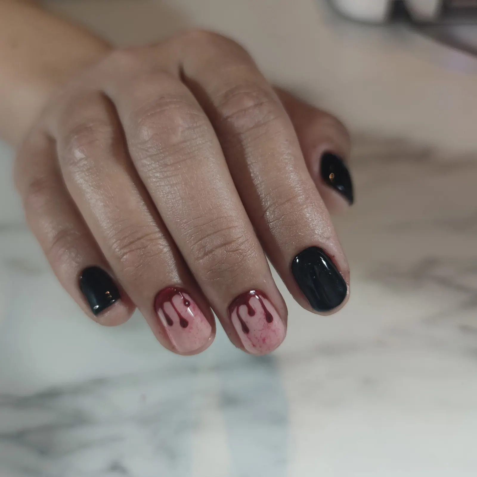 Halloween nail art