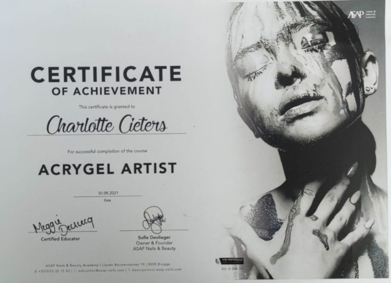 Certificaat-achievement-acrygel-artist--ASAP-nails-beauty-nagels-opleiding